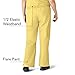 WonderWink Womens Flare Leg Cargo Medical Scrubs Pants, Yellow, Small US