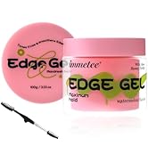 immetee Edge Gel, Frizz Control Strong Hold Hair Styling Gel with Edge Control Brush, Add Shine F...