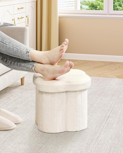 Tabouret de rangement pliable 32 cm MDF E11 Bailey