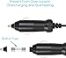 9.8 Ft Car Cigarette Charger Auto Adapter Power Supply for GOnavidio Dual Screen Portable DVD Player