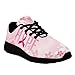 Breast Cancer Awareness Shoes for Women Men Trail Running Casual Fashion Sneakers Slip-on Tennis Shoes