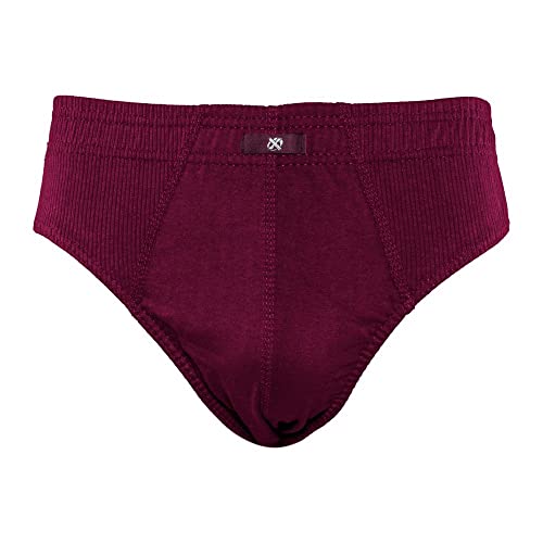 Kit 3 Cuecas Plus-Size Algodão Marxan cintura reforçada com quatro costuras Cor:Sortida;Tamanho:GG3
