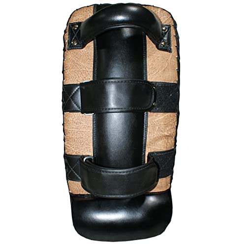 Badboxe Arm Pad Curved Strike Shield Kickboxing,Taekwondo, Punching, Foot, Knee And Elbow Target, Coaching Kick Boxing, Mma, Martial Arts, Karate, (Sold As Single) (Vintage Brown) #TOP4