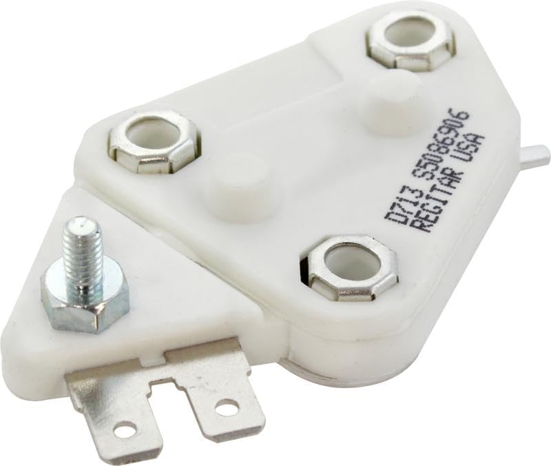 New Professional Class 12 Volt AC Activated 14.5V Set Point Alternator Voltage Regulator D10AC Compatible with Delco 10SI 12SI 15SI 17SI 27SI Alternator