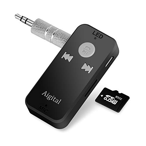 Bluetooth Receiver Car Adapter, Wireless Audio Adapter for Car Hands-Free Calls