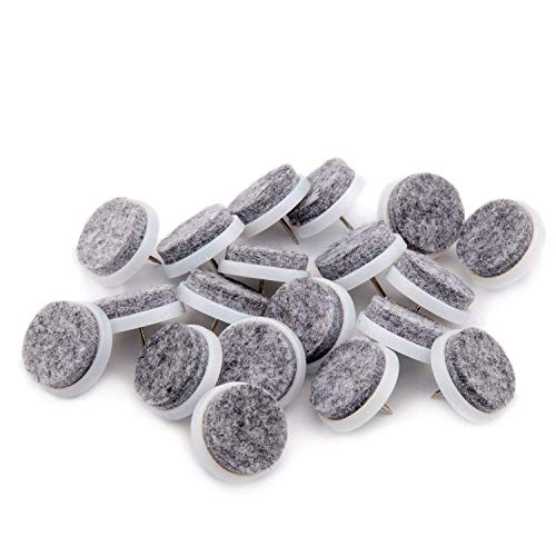 50pcs Round Heavy Duty Felt Furniture Pads,Ulifestar Nail On Furniture Sliders Hardwood Floor