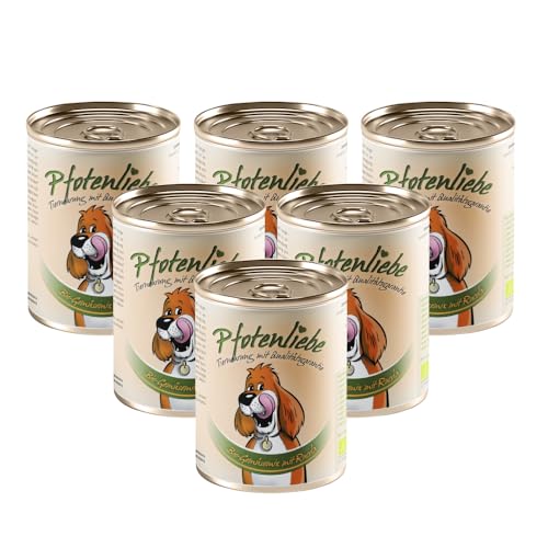Pfotenliebe Bio-Gemüsemix Rucola Nassfutter 6x400g