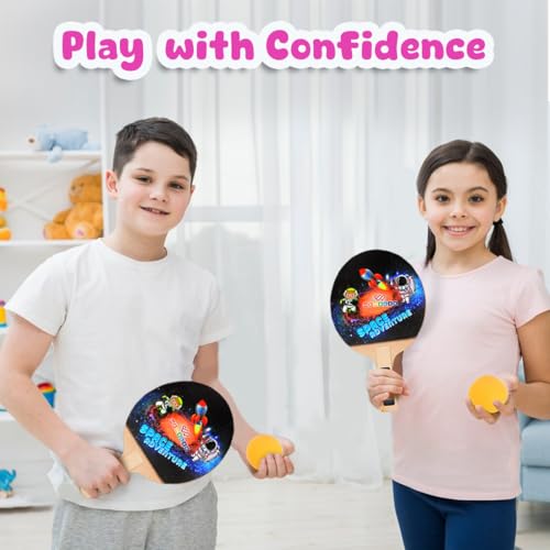 Wembley Table Tennis Trainer Toys for Kids 5 6 7 Years Age Indoor Outdoor Games for Boys Girls Adults Teenagers - BIS Approved - Astronaut, Multicolor 3 41ujA7Mj1nL