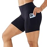 LOVESOFT Women's 5" High Waist Biker Shorts Workout Yoga Running Gym Compression Spandex Volletball