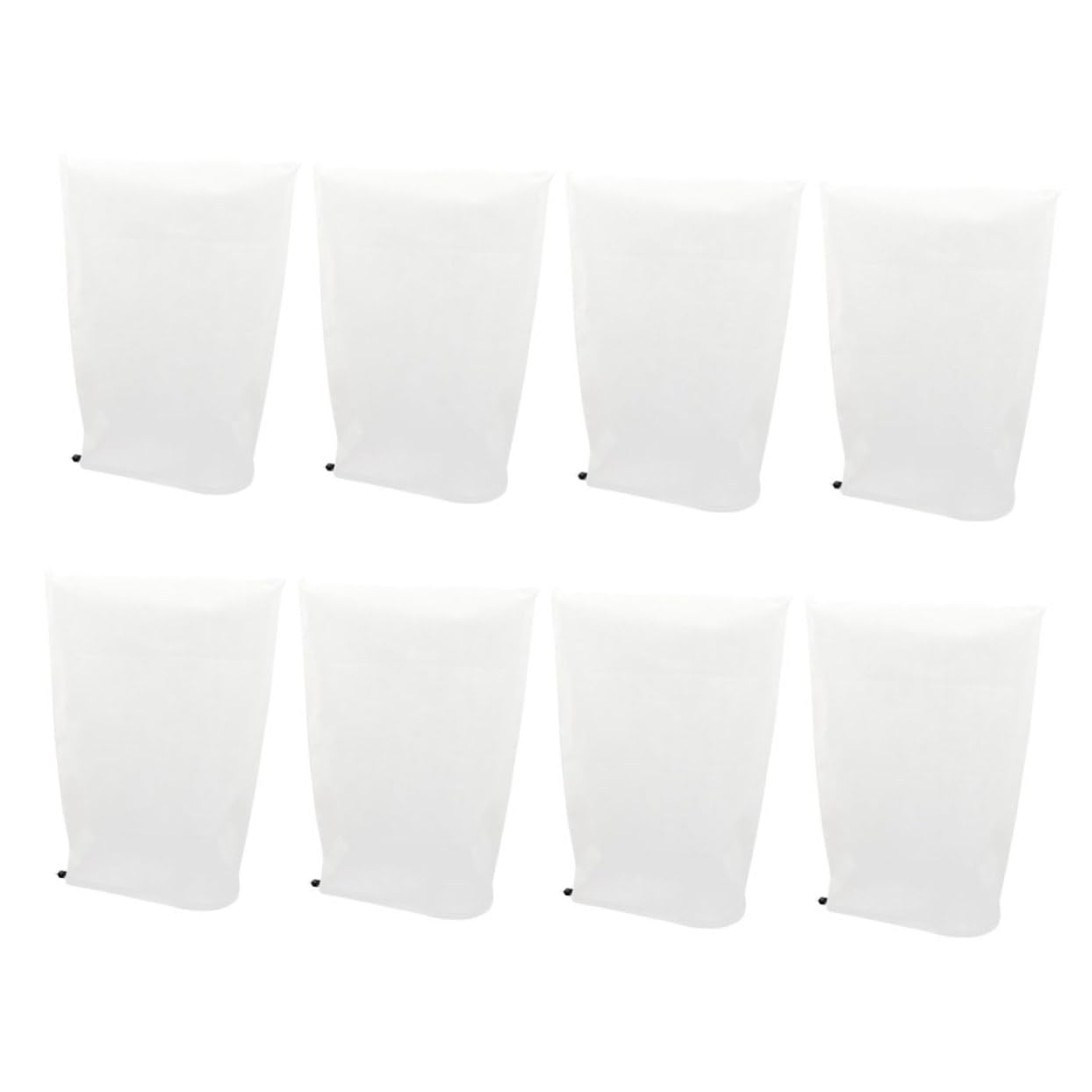 UKCOCO Voile D'hivernage pour Plantes Blanc en Tissu Non Tissé 8 Pièces, Protection Antigel et Coupe-Vent pour Jardin en Hiver