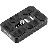 LEFTFOTO 60mm ユニバーサルカメラ クイックリリースプレート メタル 小型 QR 三脚 カメラ ボディマウントプレート Arca Swiss 標準クランプ デジタル一眼レフカメラ 三脚 ボールヘッド用