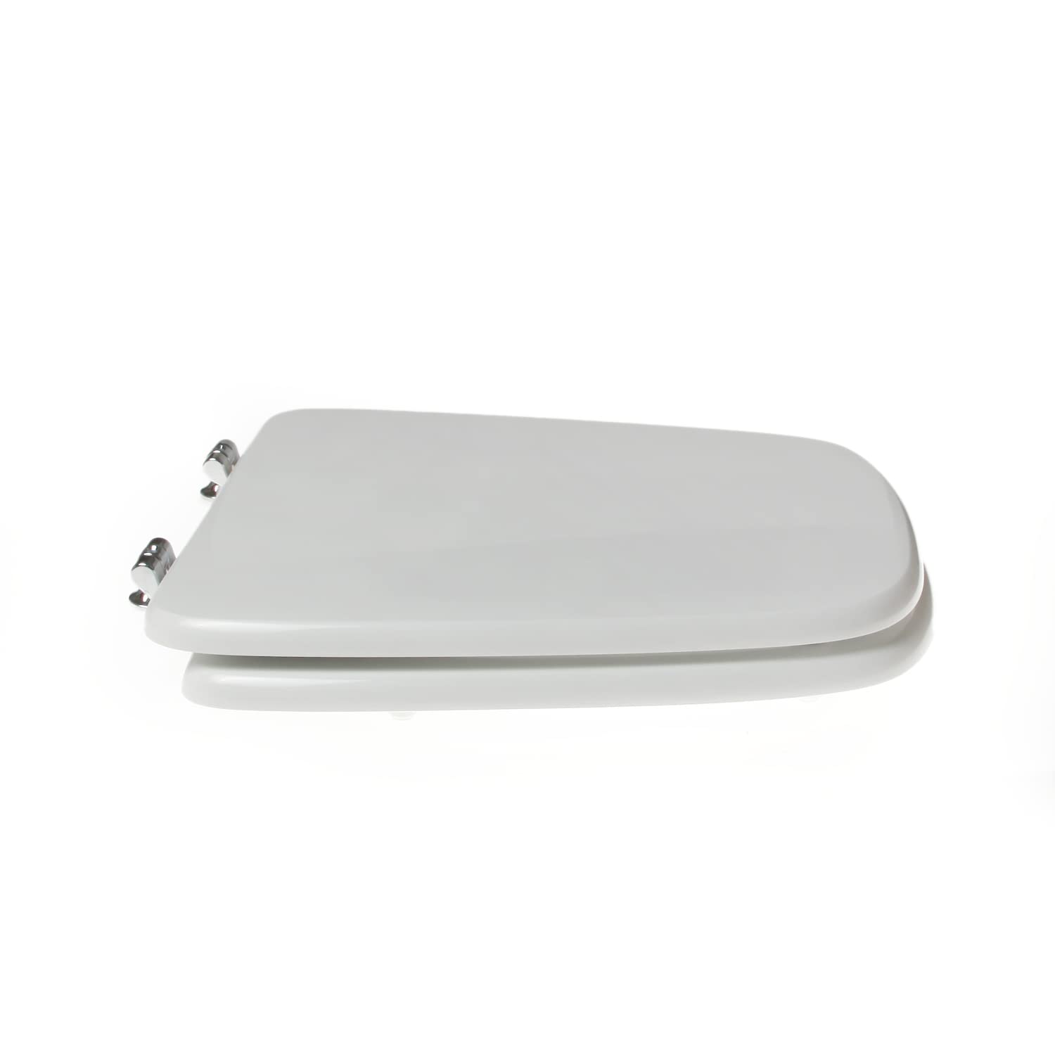 Copriwater dedicato per IDEAL STANDARD AERO legno POLIESTERE pregiato cerniera inox Bianco