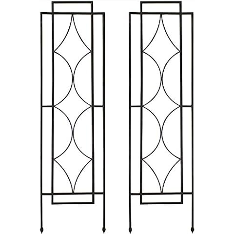 Sunnydaze Chic Diamonds Garden Trellis Set Cover