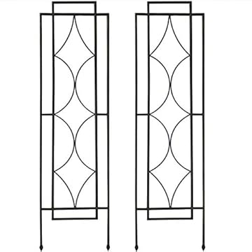 garden trellis black metal