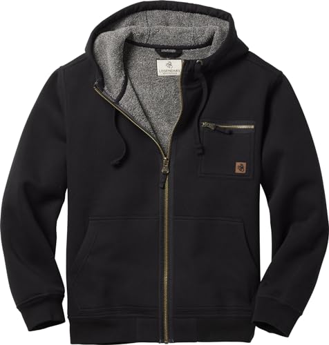 Legendary Whitetails Men's North Woods Berber Lined Zip Up Hoodie