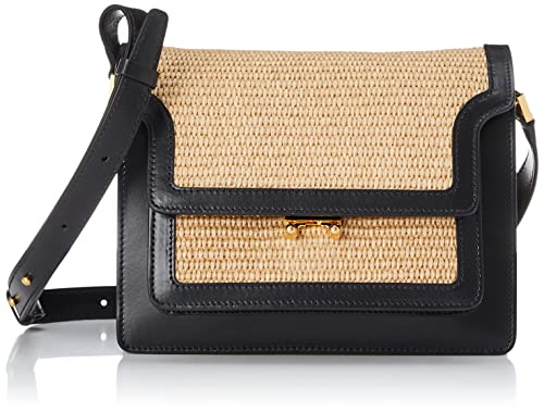 [マルニ] ショルダーバッグ SBMP0103Q0-P3860 TrunkSoftMedium レディース SandStorm+Black+(SoftBeige) [並行輸入品]