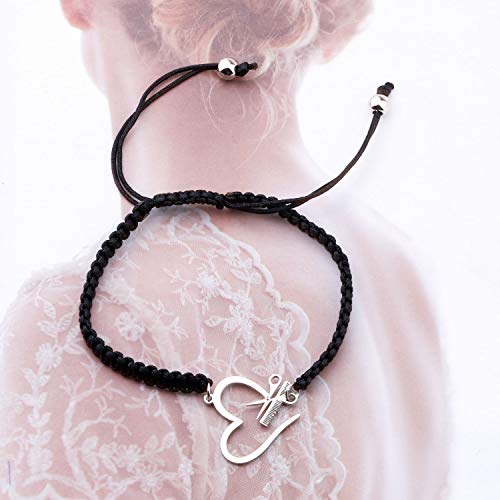 SEIRAA Hair Stylist Gift Hair Stylist Adjustable Handmade BraceletScissor and Comb Bracelet Barbers Graduation Gift3