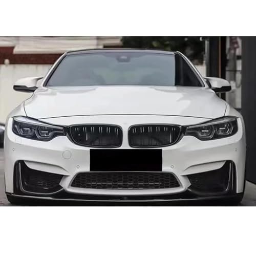 Rejilla negra brillante F32 F33 F36 de doble línea para un diseño frontal deportivo 5