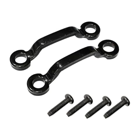 Timilge Door Limit Strap Footman Loops for Wrangler JK JL JT Fixed Limit Strap Easy to Install with Screws (1 Pair) Cover