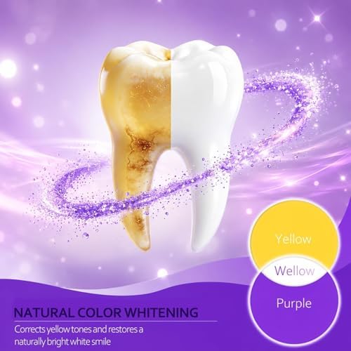 Jillyeor Purple Teeth Whitening Strips - 14 Teeth Whitener Strips (7 Uses) - 4