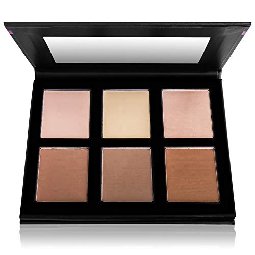 Shany Powder Contour & Highlight Palette With Mirror - Layer 3 - Refill For The Contour And Highlight 4-Layer Makeup Kit #TOP6