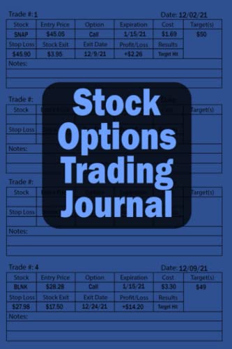 41ujCMIScqL. SL500  - Stock Option Trading Journal: The Best Stock Option Logbook For Traders.