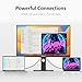INNOCN 27 Inch 4K Monitor Computer UHD 3840 x 2160 LCD IPS Display, HDR400, USB Type C DP HDMI PC Monitor, 1.07B+ Colors, Built-in Speakers, Pivot/Height Adjustable Stand, Black