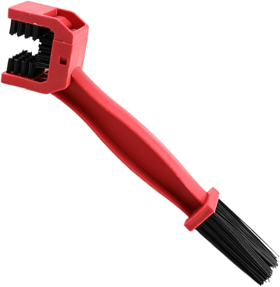 Motorcycle Chain Brush Cleaner Cover Compatible with Automotive Motorcycle Parts R 1200 Gs TRK 502X R1250Gs Fz25 Force 750(Red)