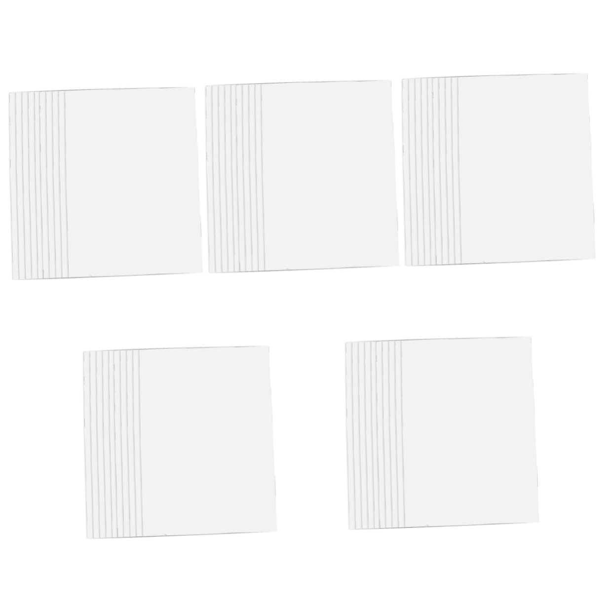 Housoutil 5 Ensembles Papier Photo Brillant Pour Impression Papier À Double Face Pour Photos Et Créatifs 10 Feuilles*5
