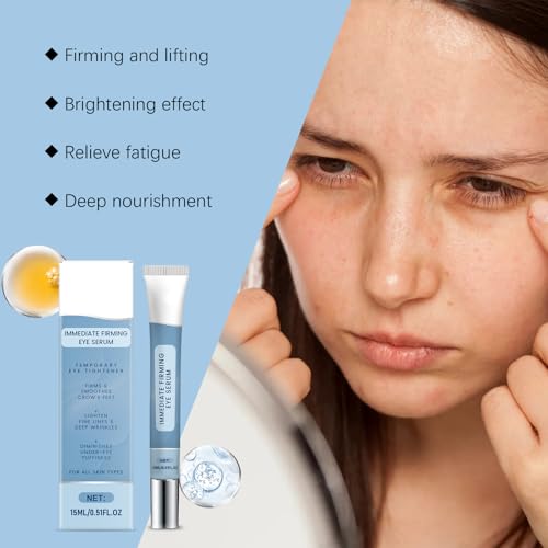 Generic Instant Firming Eye Serum - Anti-Aging Formula, Reduces Under-Eye Bags, Wrinkles, Dark Circles, Fine Lines & Crow'S Feet (3PCS)