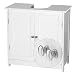 eSituro Mueble Bajo Lavabo Armario de Suelo para Baño Mueble de Baño...