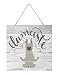 MRC Wood Products Llamaste Funny Llama Wooden Plank Sign 8x8