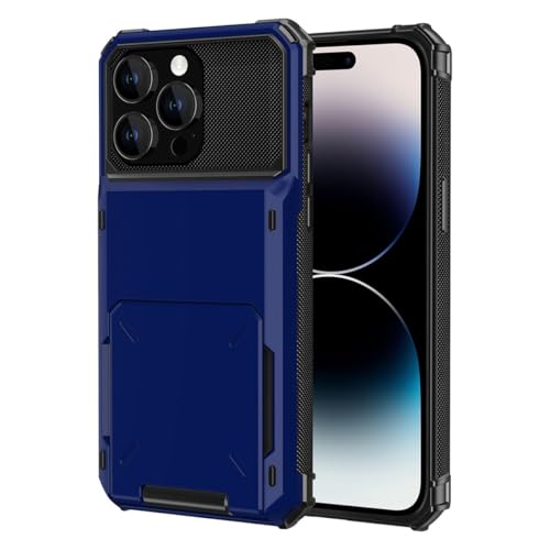 Coque iPhone 15 Pro bleue fine pour protéger votre téléphone au bureau