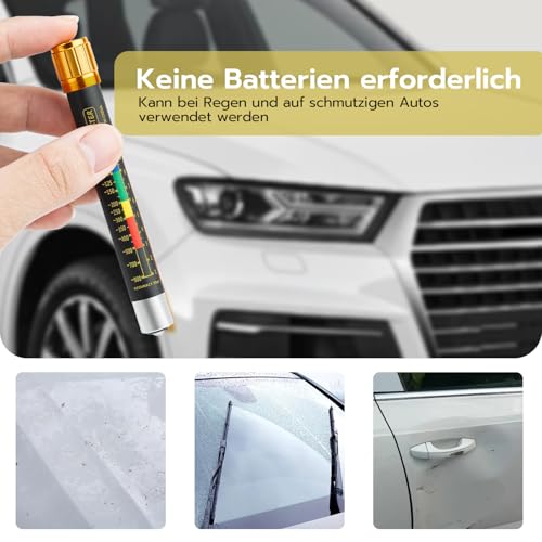 Mcbazel Schichtdickenmessgerät Magnetische, Lackdickenmessgerät, Lackmessgerät Auto