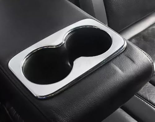 Accesorio para Jeep Grand Cherokee 2011-2021 portavasos trasero ABS cromo miniatura 2