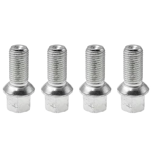 �z�C�[���{���g Compatible With Skoda M14×1.5×27 �V���o�[ �z�C�[���{���gEwheel�i�b�g�p 1�{�܂���4�{�Z�b�g OEM�F4D0601139 4D0601139A WHT002437