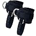 BCIOUS Thigh Strap for Gym Cable, Padded Leg Cuffs with D Rings, Comfort Wear Men Women Padded Leg Cuffs with D Rings