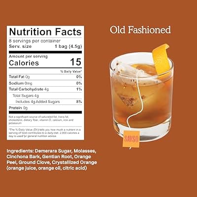 SAYSO Old Fashioned & Dehydrated Oranges Set