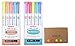 Zebra Mildliner Double-Sided Highlighter Pen, 5 Post Cards (10 Color Set：Sticky Notes, Paperclip, Highlighter)