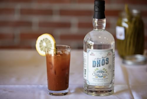 image for DHOS Non-Alcoholic Vodka – Sugar-Free, Zero-Calorie Spirit for Cockt