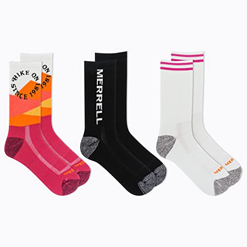 Image of Merrell Repreve Cushioned Hiker Crew Socks 3 Pair