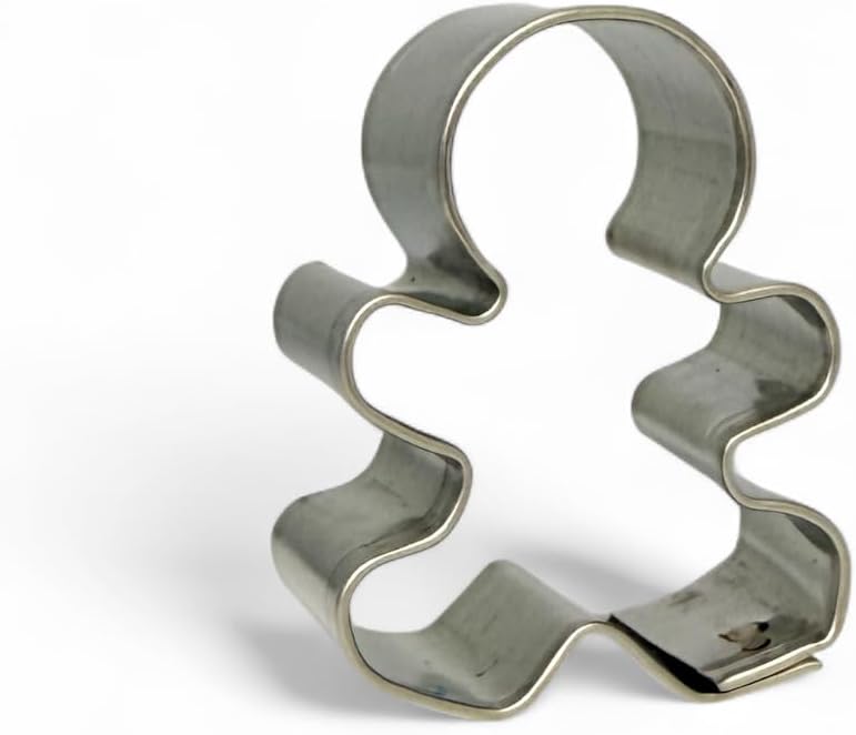 Mini Gingerbread Boy Cookie Cutter 1.5 Dozen Twelve 12 Pack