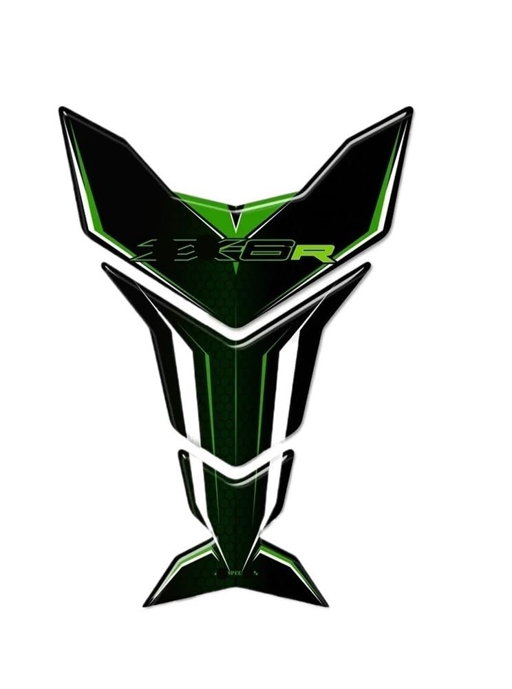 Motorbike Tank Protector Motorcycle Protection Tank Pad Gas Fuel Oil Kit Knee Fish Bone Decals for for Ni&nja ZX6R ZX 6R ZX-6R Stickers
