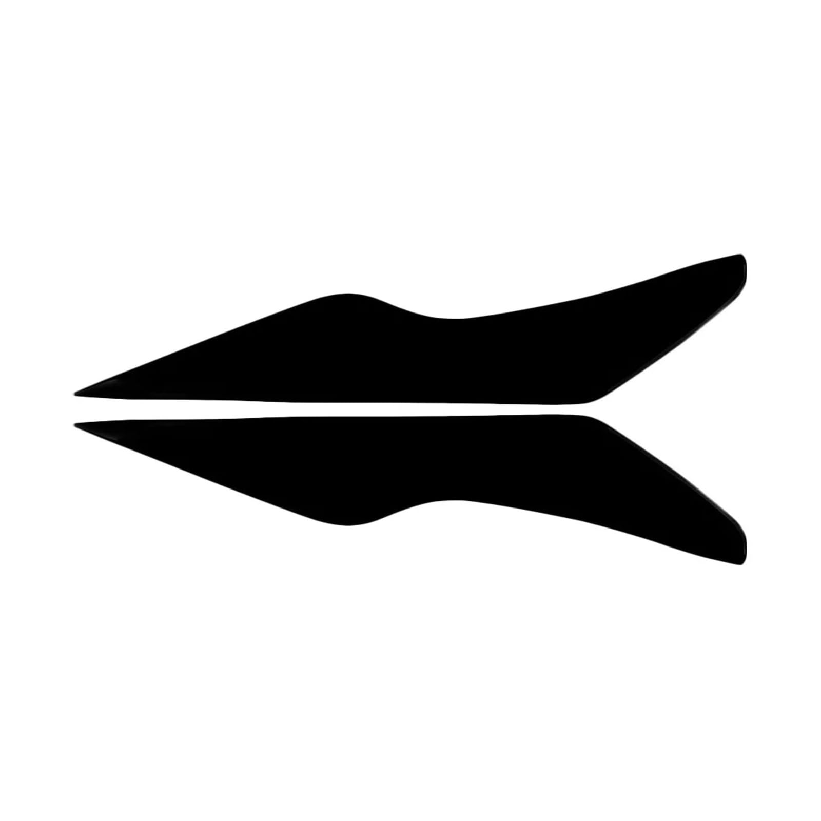 tuyda Car Headlight Eyebrow Eyelid Cover Trim Decoration Stickers,Fit For Ford, Focus 2009-2011 Headlight Eyebrow Overlay ﻿