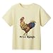 Boys Girls Farm Shirt Cute Animals Graphic Short Sleeve T-Shirt Toddler Kids Funny Letter Graphic Tee Tops 2-7 Years