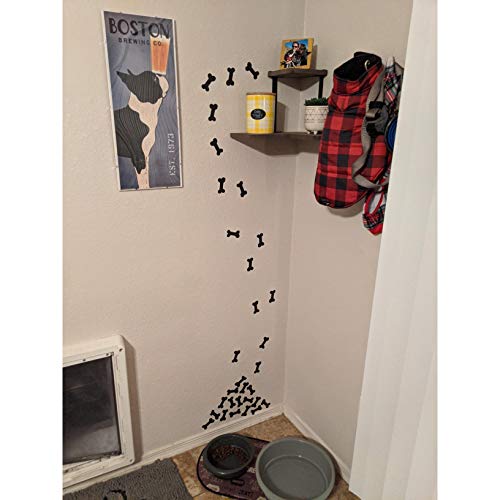 Finduat 31 Pcs Dog Treat Bones Wall Decals Stickers, Floor Decals, Classroom Home Party Decoration, Home Kid's Room Creative Wallpaper Mural Art Decorations #TOP2