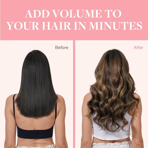 image for GOO GOO Clip in Hair Extensions Real Human Hair, Remy Human Hair Exten