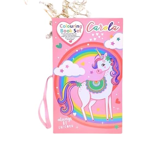 FETE PROPZ All in one Colouring Book with 8 Double Side Colour Pencils, Art and Craft Drawing Color Book Set for 3+ Years Old Boys/Girls Birthday Return Gift for Kids (Unicorn) (B0CQ8H9W6T) Amazon Price History, Amazon Price Tracker
