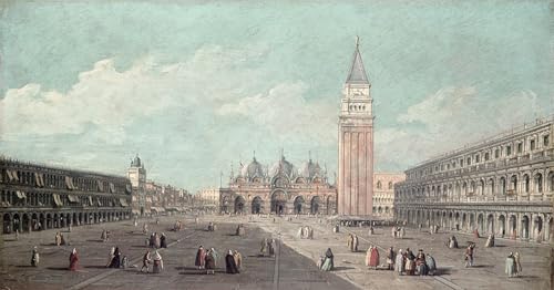Piazza San Marco di Luca Carlevaris mural para decorar despachos y oficinas