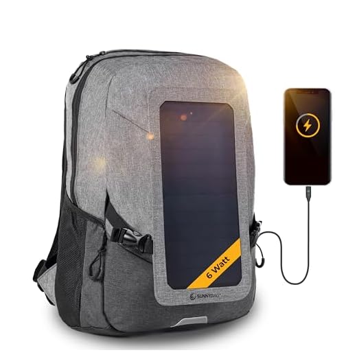 Solar Rucksack mit USB-Ladegerät